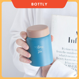 Hộp ủ cháo giữ nhiệt khắc tên cho bé Tyeso 220ml-280ml, inox 304, cốc giữ nhiệt đựng canh, soup