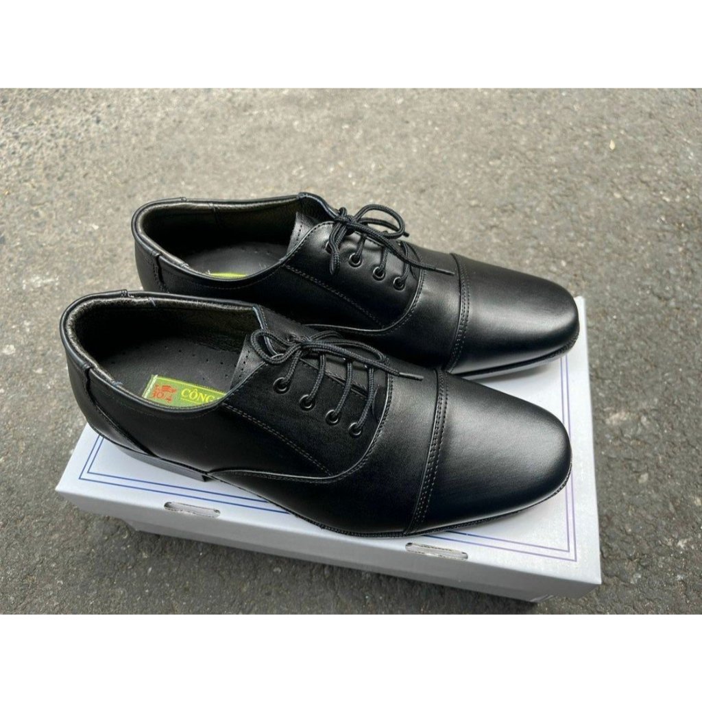 Giày Tây Nam Kiểu Dây Cột Classic, Có Khâu Đế Chắc Chắn Chống Trơn Trượt