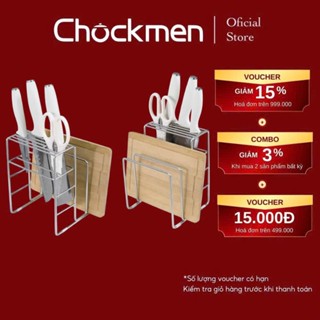 Kệ Dao Thớt Muỗng Đũa CHOCKMEN Inox Cao Cấp Giá Cài Dao Thớt Giá Để Thớt Ống Đũa Muỗng Hộp Giỏ Đựng Đũa Thìa Dĩa