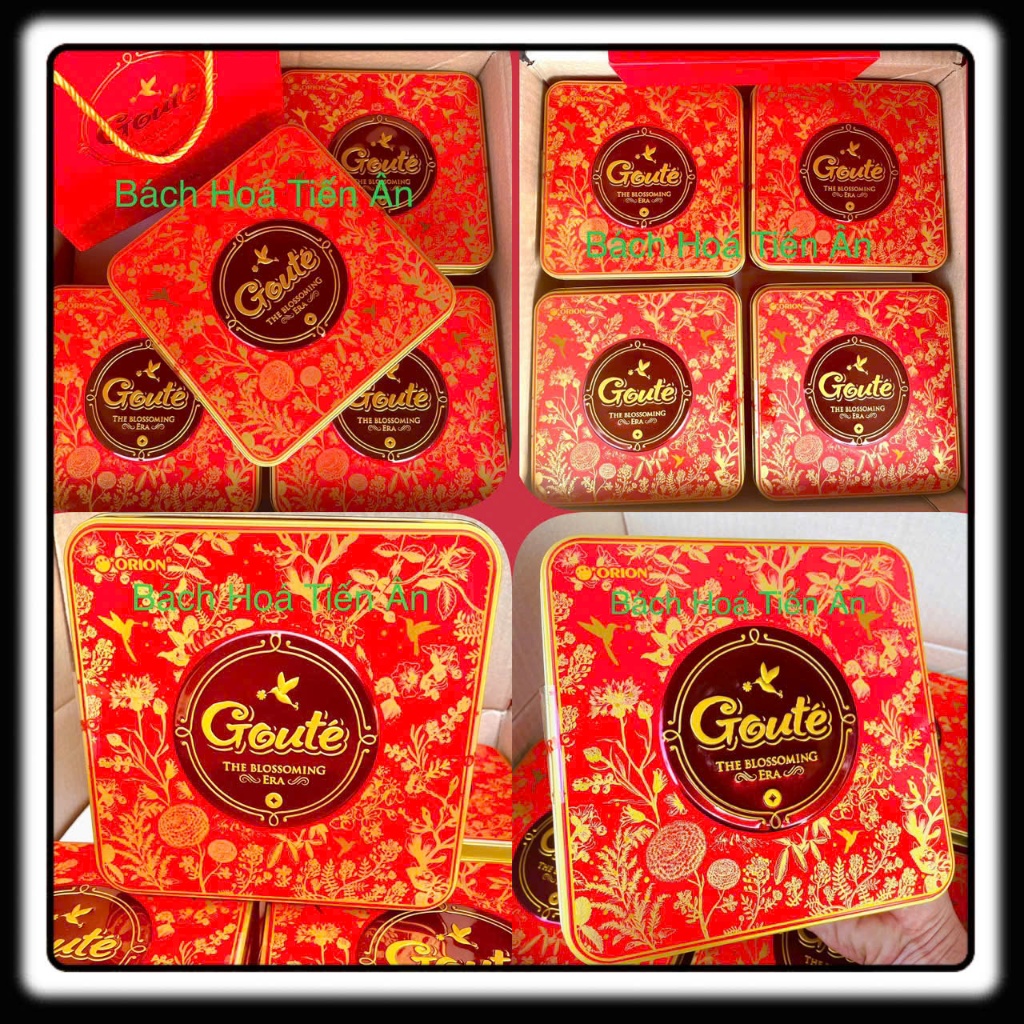 Bánh Goute' SOLO - THE BLOSSOMING ERA Mè giòn tan  Hộp Thiếc 237,6g( bán chạy )  Tết 2026 có túi xác