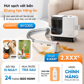 Máy giặt cầm tay Uwant BY2305 lực hút 12kPa làm sạch được mọi bề mặt chỉ với 1 lần ấn nút - BH 2 năm