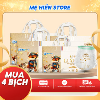[Combo 4 Bịch] Tã Bỉm Momo Luxury Chính Hãng, Bỉm Quần/Dán Cao Cấp, Bỉm Đêm Cho Bé Đủ Size