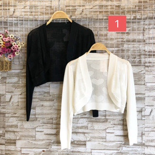 Áo khoác len mịn tay dài khoác ngoài, áo cardigan mỏng phối với đầm, váy, áo khoác nữ dáng croptop