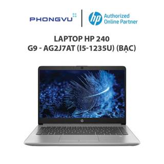 Laptop Văn Phòng HP 240 G9 AG2J7AT, i5 Gen 12, RAM 16GB, SSD 512GB, Màu Bạc