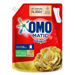 Nước giặt OMO Maitc cửa trên Túi Lớn 3.6 Kg Hương Comfort tinh dầu thơm