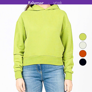 Áo Hoodie Nữ Trơn Basic Chất Liệu Nỉ Bông, Áo Khoác Thu Đông Falumar Thời Trang Dành Cho nữ