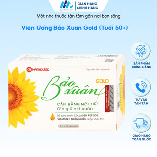  Viên Uống Bảo Xuân Gold – Cân Bằng Nội Tiết Gìn Giữ Nét Xuân 