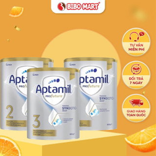 Sữa Bột  Aptamil Bạc Profutura Úc Số 1 2 3 Phát Triển Toàn Diện Cho Bé Lon 900g - Bibo Mart