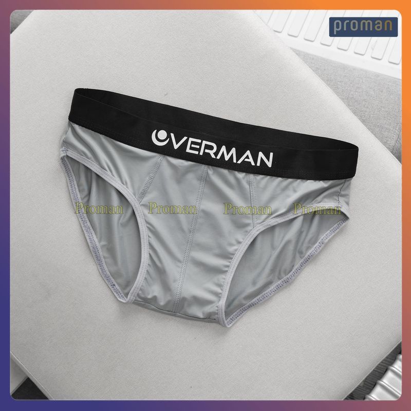 Quần lót nam thun lạnh tam giác hàng siêu cấp co dãn 4 chiều cạp đen cao cấp SC08 (Che tên) PROMAN