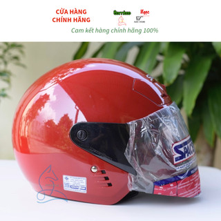 Mũ bảo hiểm SPACE CROWN Sonic Thái Lan (Xanh- Đen- Đỏ)