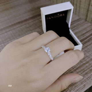 Nhẫn nữ bạc ta đá , dày dặn - Bin bạc