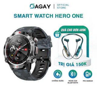 Đồng hồ thông minh smart watch Hero One Pro nghe gọi Bluetooth, đồng hồ nam chính hãng theo dõi sức khoẻ GAGAY