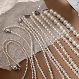  Dây Chuyền Vòng Cổ Ngọc Trai Nhân Tạo Mặc Áo Dài Đi Chơi ZDCNT02 