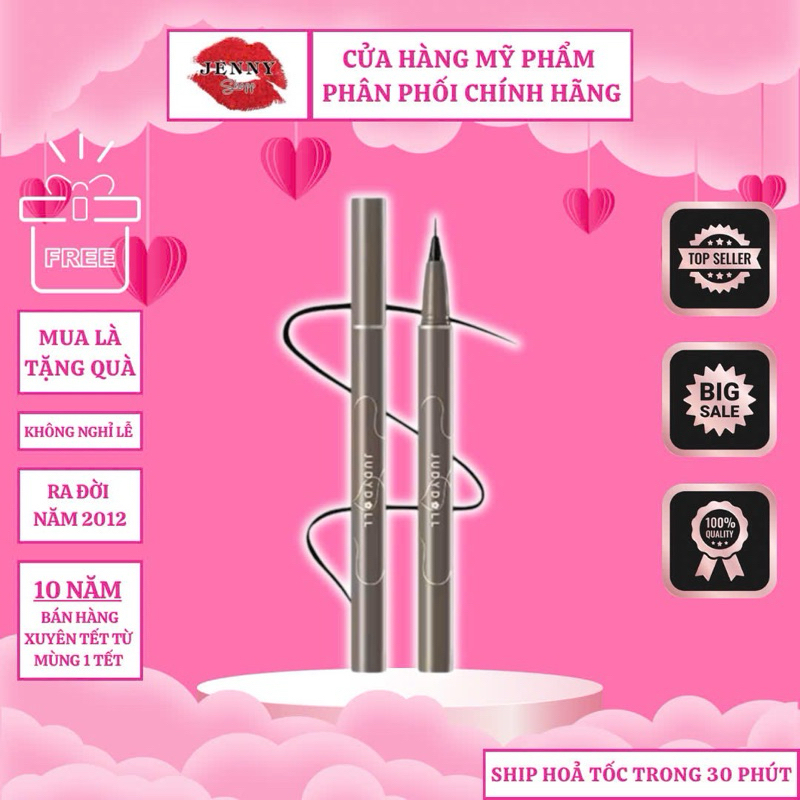 Dạ Kẻ Mắt Đầu Mảnh Chống Nước Lâu trôi Judydoll Slim Liquid Eyeliner
