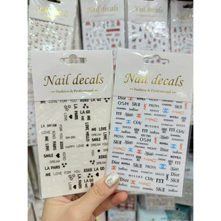STICKER HÌNH DÁN CHỮ 2 TẤM