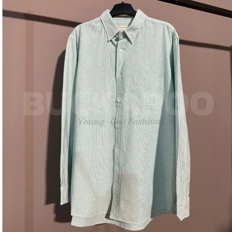 [SM4812] - Áo Sơ Mi Sọc Xanh Unisex