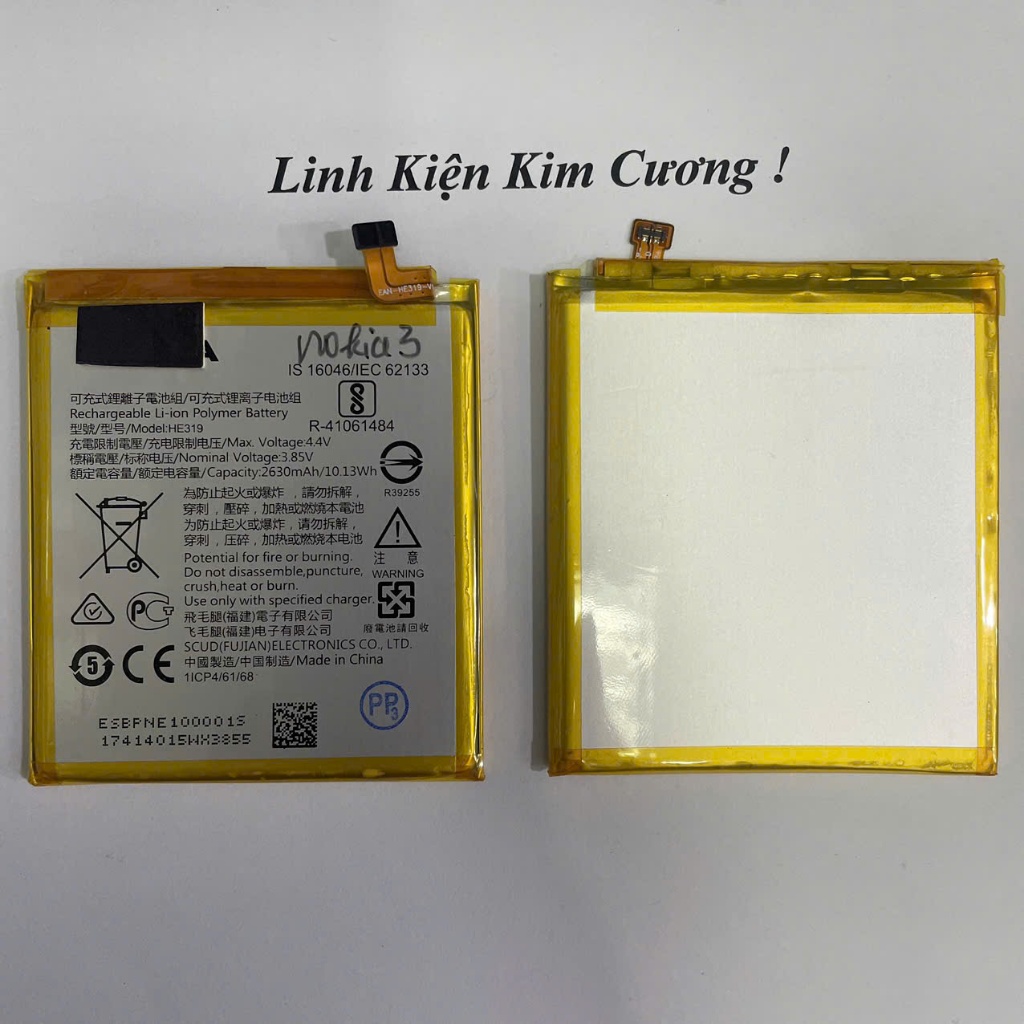 Pin HE319 /  TA - 1032 dành cho nokia 3