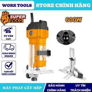 INGCO Máy phay cắt mép 600W PLM6001 (Cam kết Chính Hãng 100%)
