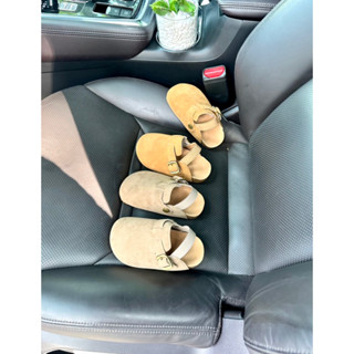  Sz22-30  ƯU ĐÃI  Giày sục đế trấu bé trai  bé gái form Hàn chất da lộn mềm đế cao su chống trơn trượt TNGS-2 