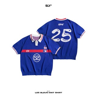 SLY Knit Shirt Football Les Bleus | Dệt Kim 3 lớp Thoáng mát