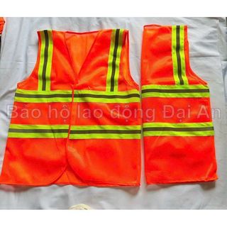 Áo ghi lê 3M lưới phản quang dán - nhiều màu