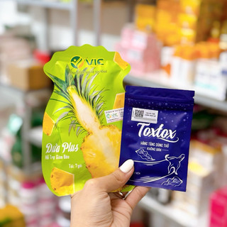 Kẹo dứa giảm cân plus 7 vị kèm detox toxtox