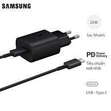 Bộ Sạc Siêu Nhanh Chính Hãng Samsung Công Suất 15W / 25W Màu Đen - Bảo hành 12 Tháng 1 Đổi 1