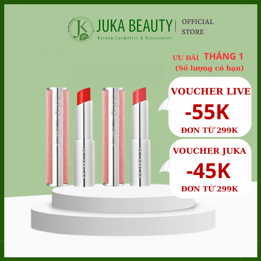 Son dưỡng không màu YNM Fresh Green Lip Balm / có màu YNM Candy Gloss Balm