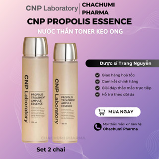 Nước Thần Toner Keo Ong CNP Propolis Treatment Ampule Essence Ngừa Lão Hoá, Cấp Ẩm, Phục Hồi Da