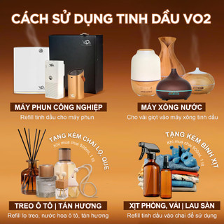 Tinh Dầu Trà Trắng Dung Tích Lớn VO2 White Tea Resort Dùng Cho Máy Phun Tinh Dầu
