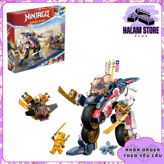 [Rẻ vô địch] Đồ chơi lắp ráp Ninjago Dragons Rising 8092 80082 - Mô hình Ninja City Sora Car Mech