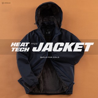 Áo Khoác Lót Lông Cừu Nam URBAN Cổ Đứng Có Thể Tháo Rời Mũ Giữ Nhiệt Tốt Chống Nước No.11125
