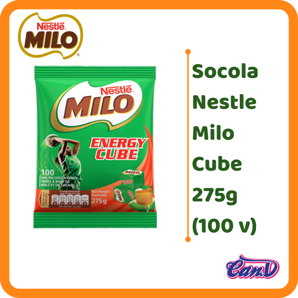Socola Nestle Milo Cube gói 275gr (100 viên)