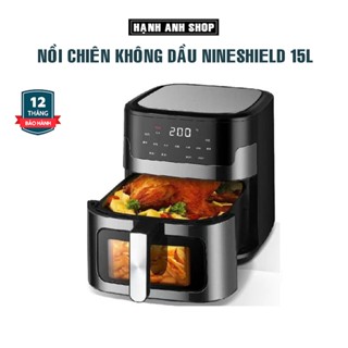 Nồi chiên không dầu 15L Nineshield KB-9002M, Nướng gà cả con , Thế hệ mới nhất , Bảo hành 12 tháng