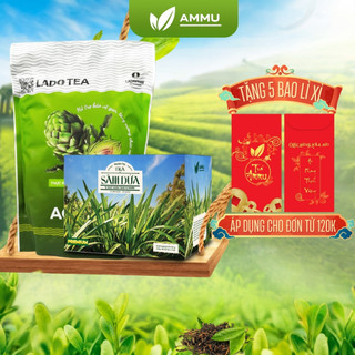  Combo Trà Atiso Túi Lọc + Trà sâm dứa Túi Lọc giải nhiệt mát gan giảm mụn 