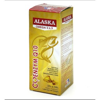 Viên dầu cá Omega369 Alaska Coenzym Q10 (lọ 100 viên)