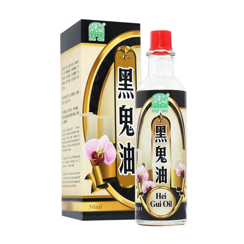 Dầu Gió Nature's Green Hei Gui Oil 50ml made in singapore
