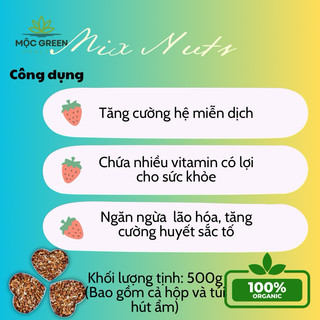 Hạt Dinh Dưỡng 250g - 500g (macca, óc chó vàng, óc chó đỏ, hạt điều, hạt bí, hạnh nhân