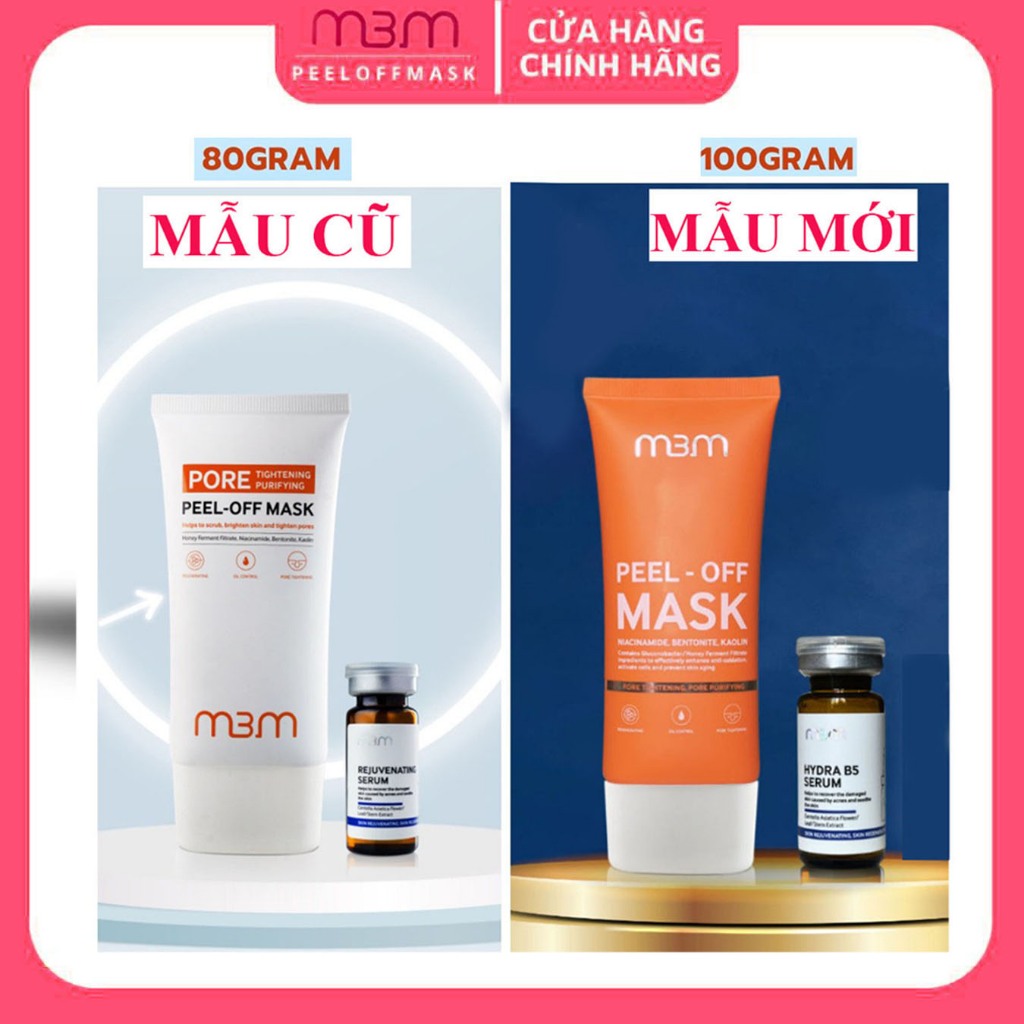 (Mua 1 Tặng 1) Mặt Nạ Peel Off Mask M3M  [ Chính Hãng C.TY ]