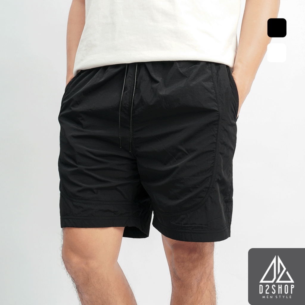 Quần short nam D2SHOP chất liệu dù, mặt trong lót lưới L-675