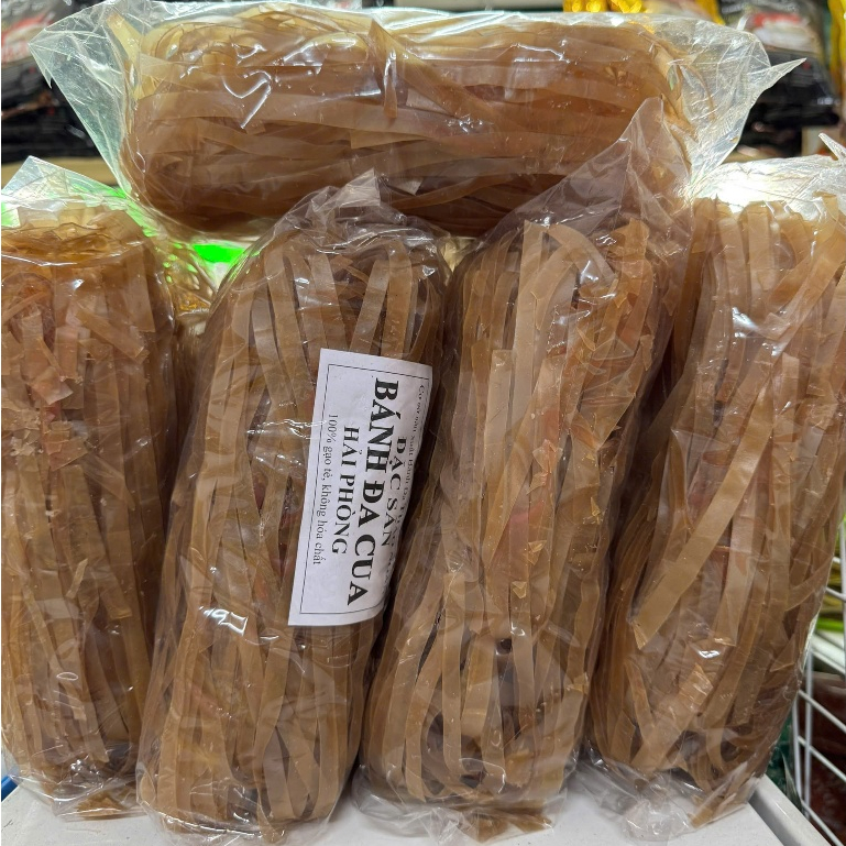Bánh Đa Cua Hải Phòng Gói 500gram - Bánh Đa Cua Loại Đặc Biệt Thơm