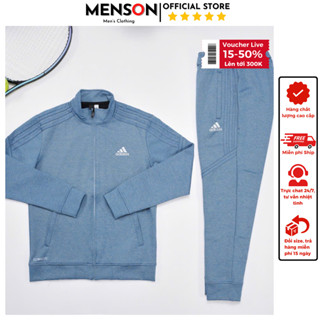 Bộ nỉ thể thao nam Adidas thu đông cao cấp chất nỉ dày dặn mềm mại phom dáng đẹp, set quà tặng 2024  Menson MD4-950