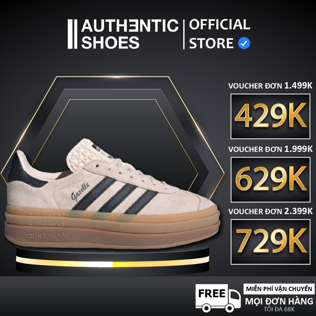[ CHÍNH HÃNG ] Giày Adidas Gazelle Bold 'Wonder Quartz' IE0429 ♡ Authentic Shoes