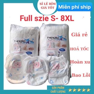 COMBO 50-100 MIẾNG TÃ/BỈM HIPGIG LOẠI 1 SZIE DÁN S ĐẾN 8XL