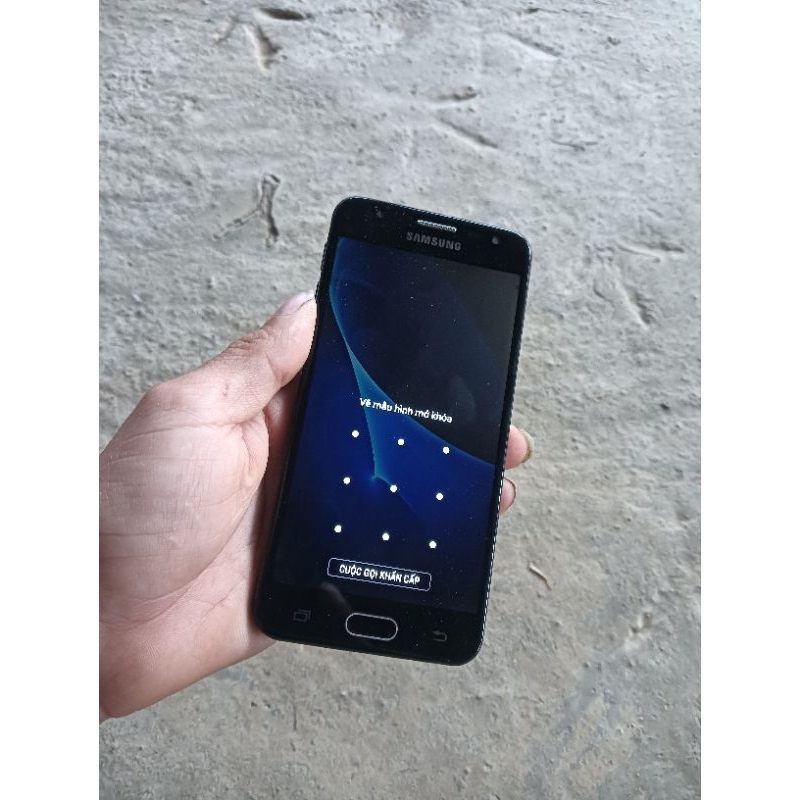 Xác điện thoại samsung galaxy j5 prime bị quên mật khẩu.