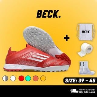 Giày Bóng Đá F50 Elite Laceless Không Dây, SOCCER BECK, Đế Đinh TF, Bám Sân, Các Màu Sắc, Sân Cỏ Nhân Tạo