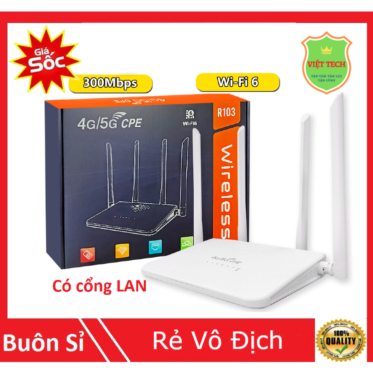 Cục phát wifi từ sim 4G, 5G | Bộ phát wifi di động 3G 4G 5G