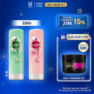  Dầu xả Sunsilk Natural Dưỡng Ngăn Gãy Rụng và Mềm Mượt Tỏa Hương 320g 