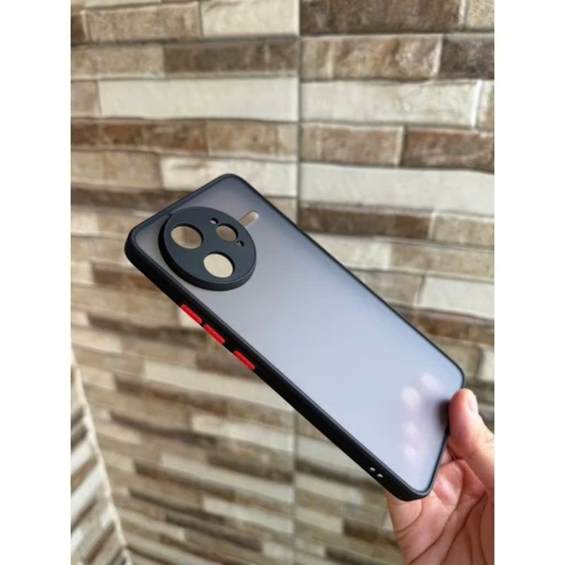 Ốp lưng nhám cho xiaomi redmi K80/K80 pro lưng nhám viền dẻo siêu đẹp