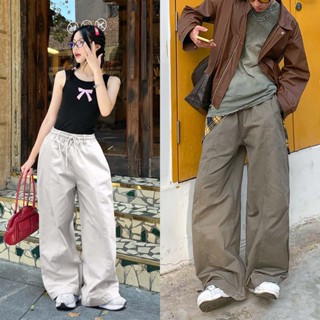 Quần Kaki Ống Rộng Reetro Dancer Wide Pants Unisex Lưng Thun Tôn Dáng Thoải Mái